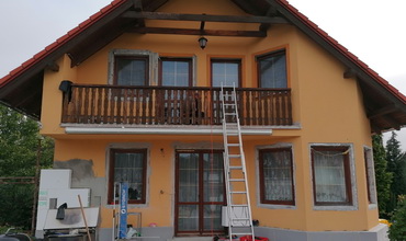 Zateplení fasády rodinného domu - Chomoutov