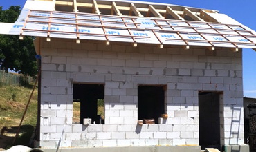 Novostavba chaty - Výkleky